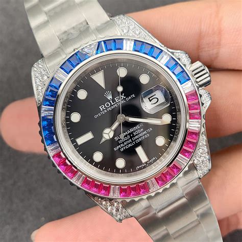 rolex submariner diamond replica|rolex submariner equivalent.